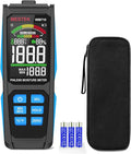MESTEK Pinless Wood Moisture Meters for Drywall, Water Leak Detector, Wall Moisture Tester for Lumber Concrete Building, Wall Moisture Sensor Digital Humidity Tester for Firewood