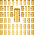 SUNGATOR 50-Pack 3/4" Pex Coupling, No Lead Brass, Pex Fittings 3/4 Inch, NSF, UPC Certified