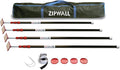 ZIPWALL ZP4-PK4 ZipPole 10' Spring (16-Pack) Loaded Poles for Dust Barriers, 16 Count - 4 Packs of 4, Silver
