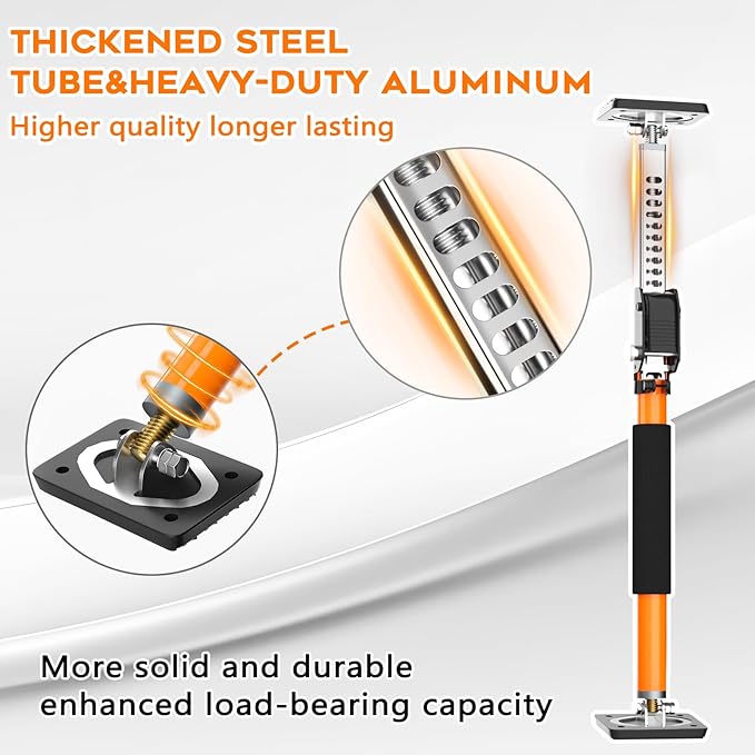 HOLOTHURIAN Cabinet Jack Support Pole, 15.8-23.6 inches Third Hand Tools Adjustable Support Pole, 3rd Hand Support System for Upper Cabinet Installation, 400 LB Capacity, 4-Pack