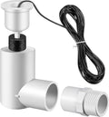 1 Pack SS2 Float Switch for Easy Installation, AC Float Switch with 3/4 Inch Adaptor and 6ft Wire, Water Level Accessory for HVAC System with Condensate Overflow Detection