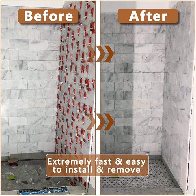 300 Pcs Tile Leveling Wedges Reusable Tile Wedges Suitable for 1/8" spacers, 1/16" spacers, 1/32" spacers Tile Leveling System, Tile Leveler Installation