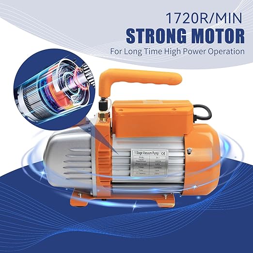 BACOENG 3 Gallon Vacuum Chamber with Pump, Stainless Steel Acrylic Lid Degassing Chamber Kit for Resin, Silicone and Epoxies
