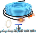 HEATIT 5JHSF 140Ft Pre-assembled Pipe Heat Tape, ETL Listed, Self Regulating Electric Heat Tape for Metal, Plastic Home Pipes and RV, 120V