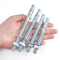 20 Pcs M12 4 Sizes Wedge Anchors - Concrete Anchors for Cement, Concrete & Steel - Base Plate & Wedge Anchor Bolts with Screws Kit (20, M12 Wedge Anchors Set)
