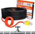 HEATIT Heated Pipe Wrap Cable - CSA & ETL Approved Pipe Heating Tape, Worry-Free Freeze Protection, Trusted Choice, Long-Lasting, CSA & ETL Certified HISD 24ft, 7w/ft, 120V