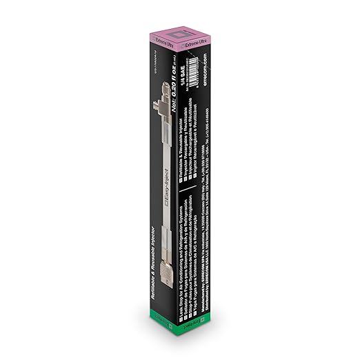 Extreme Ultra A/C Leak Stop Direct Easy Inject Solution for HVAC&R Systems up to 6 Tons with 5/16 SAE Charging Port (R32 & R410a) | Reusable, Refillable, US Patented - 0.2 fl oz (6 mL)