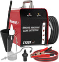 Automotive Smoke Machine Leak Detector, Evap Vacuum Smoke Diagnostic Tester with Built-in Air Compressor, Pipeline Fuel Leakage Detector Compatible with 12V DC Vehicles