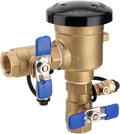 SPARKWHIZ 3/4" 720A Pressure Vacuum Breaker Assembly, Brass Backflow Preventer Valve, for Lawn Irrigation, Garden Watering, Commercial Water Supply Systems, and Industrial Water Systems, Max 400 PSI