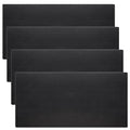 Rocaris 4 Pcs 6 X 12 X 1/4 Inch A36 Steel Plate Hot Rolled, Steel Base Plate for Construction Boards, Structure Support, Weldable Square and Industrial