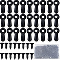 Picture Frame Turn Button Fasteners Set - 100 Pieces Picture Frame Hardware Backing Clips Photo Frame Hardware Clips with 100 Pieces Screws for Craft, Hanging Pictures, Photos