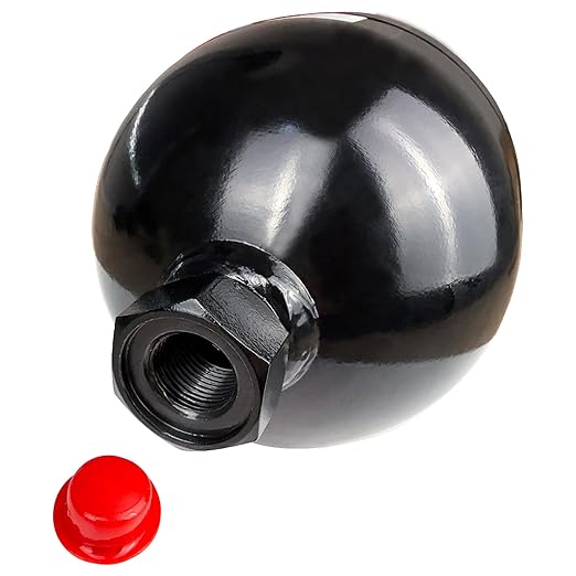 Autovo 3/4-16, 46cu.in (0.75L) UNF Diaphragm Accumulator 4786psi Max Working Pressure