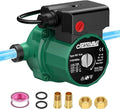 CrestWave Hot Water Recirculating Pump, 93W 110V Water Circulation Pump for Water Heater, 3-Speed-Control Durable Hot Water Pump for Domestic Electric Water Heater System