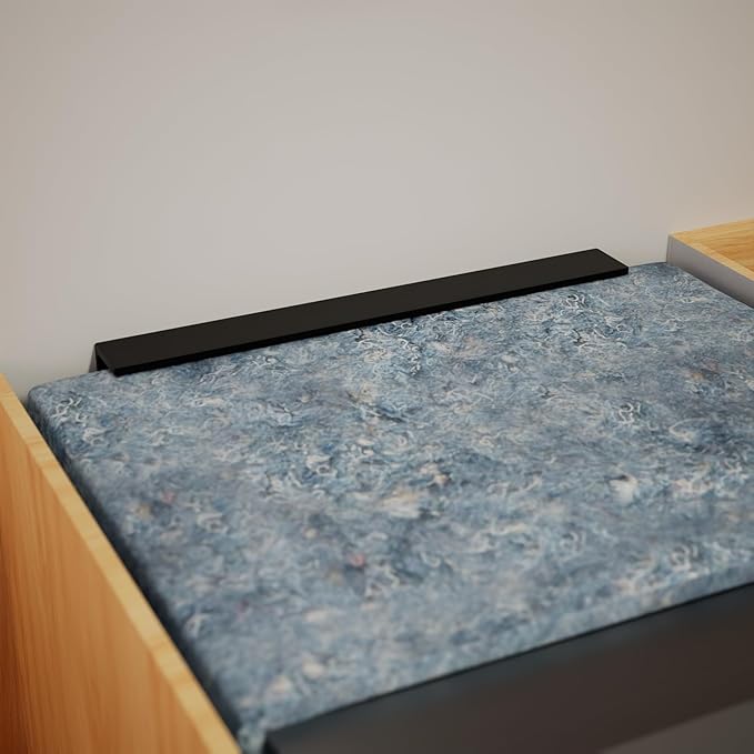 The Original Wall Cleat – Heavy Duty Support Bracket Dishwashers Sink Support Bracket Securing Countertops. – Invisible Wall Mounting Hardware for Secure,Flush Installations. (72 Inches) Aluminum