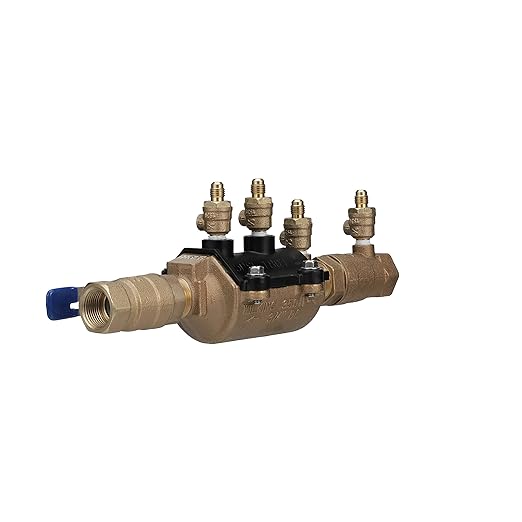 Zurn Wilkins 3/4" 350 Double Check Backflow Preventer with SAE flare test fitting