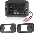 RV Propane Gas Detector, VITITE Digital RV LP Gas Alarm, Hardwired - VDC 12V, Flush & Surface Mount, with 3 Brackets