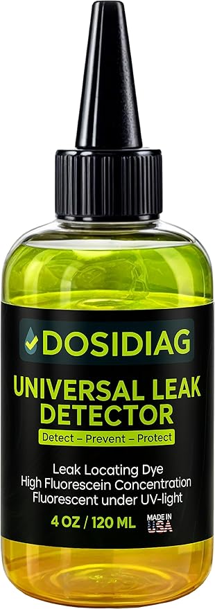 Universal Leak Detector – Tracer Dye for Pool, Spa, Plumbing, Roof, Car – High Visibility – Fast Detection - 100% UV Compatible