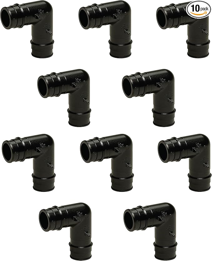 PROCURU 10-Pack, 1-Inch 90-Elbow Expansion PEX-A F1960 Plumbing Fitting