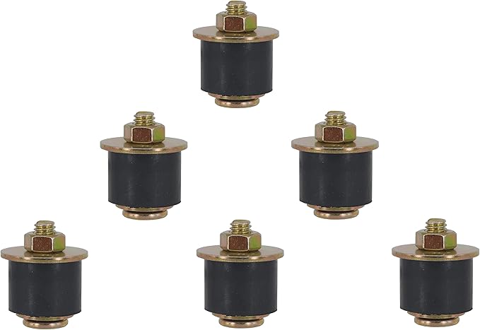 Automotive Neoprene Expansion Plug 1 inch to 1-1/8 inch (25mm -28mm),6 -Pack