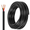14 Gauge 4 Conductor Electrical Wire 14 AWG 4 Wire Oxygen-Free Copper PVC Stranded 100FT 14/4 Wire for LED Lighting Outdoor Low Voltage Extension Cable, Automotive etc (14AWG-4C, 100FT)