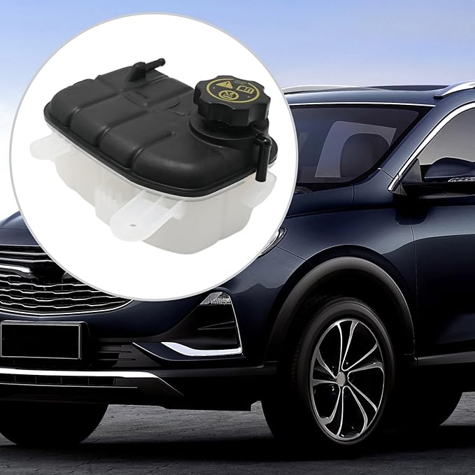 603-955 Engine Coolant Reservoir Radiator Expansion Tank with Cap, Replacement for Chevrolet Trax 1.4L 1.8L 2013-2019, Replacement for Buick Encore 1.4L 2013-2019, Replacs 95269001 95380033