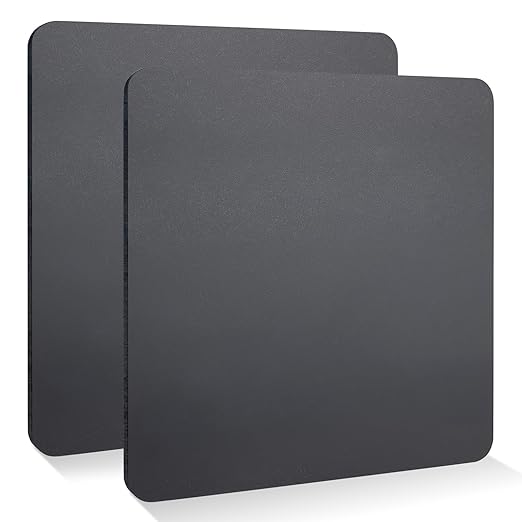 2 Pcs 8" x 8"x1/4" Steel Plate, A36 Square Hot Rolled Steel Base Plate, 1/4 Inch Thick Weldable Metal Plates for Structural Support and Industrial Use