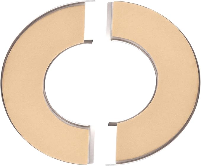 uxcell Wall Split Flange, Stainless Steel Round Escutcheon Plate for 61mm Diameter Pipe 4Pcs