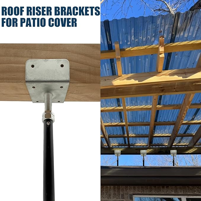 2 Pack U-Shaped Floor Jack for 4x2, 4x4, 4x6 Joists - Adjustable Steel Telepost with U-Head, Mini Screw Jack, Post Jack.11-15 Inch Adjustment Range.