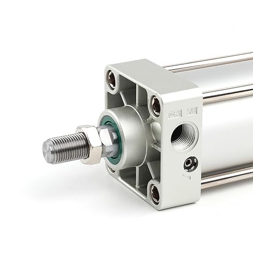 SNS Pneumatic Standard Air Cylinder S-SC 63 x 200 NPT 3/8, Bore: 2 1/2 inch, Stroke: 8 inch, Double Acting