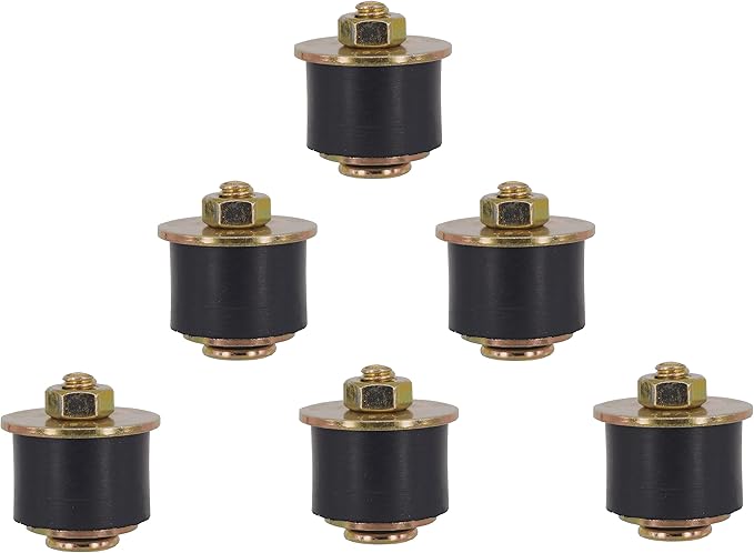 6 Pack Rubber Expansion Plug 1-1/8 inch to 1-1/4 inch 28mm -31mm Rubber Freeze Plug