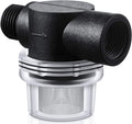 Mudder Water Pump Strainer Filter, RV Replacement 1/2 Inch Twist-On Pipe Strainer Compatible with WFCO or Shurflo Pumps