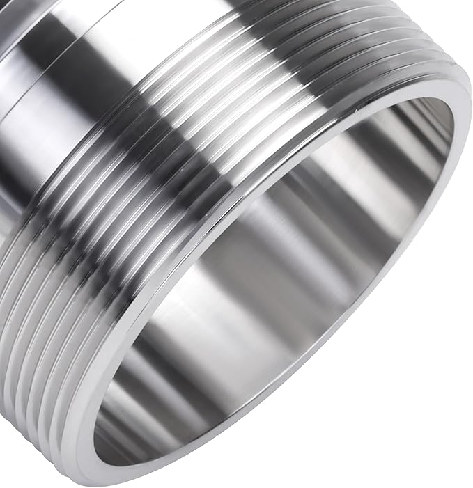 DERNORD 4''Tri clamp Adapter to 4 inch MNPT Thread Ferrule Sanitary Pipe Fitting