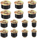 Yuahar 14Pcs 7 Sizes Automotive Rubber Expansion Plug Assortment Set, 4" 7/8" 1" 1-1/8" 1-1/4" 1-3/8" 1-1/2" Expandable Freeze Plugs for Car Engine