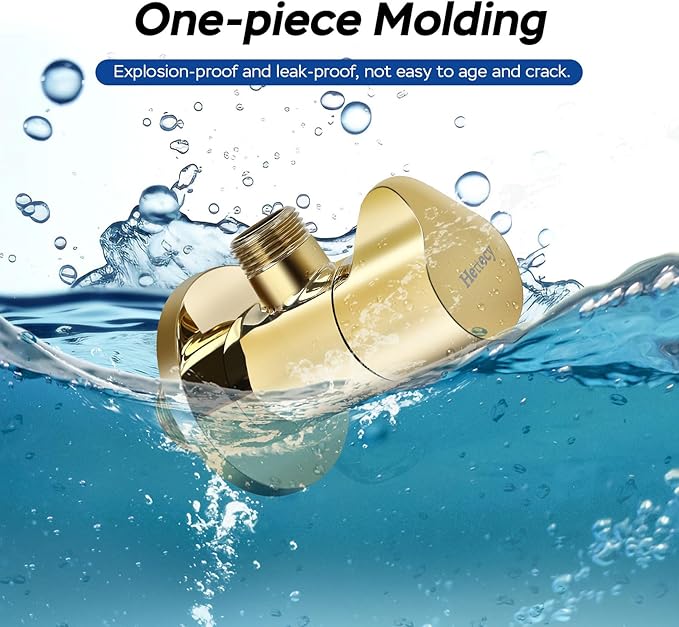 Angle Valve 1/2 Inch Inlet x 3/8 Inch Outlet 1/4 Quarter Turn Handle Angle Stop Water Shut Off Valve for Water Pipes for Faucet/Toilet Valve National (American) Pipe Thread