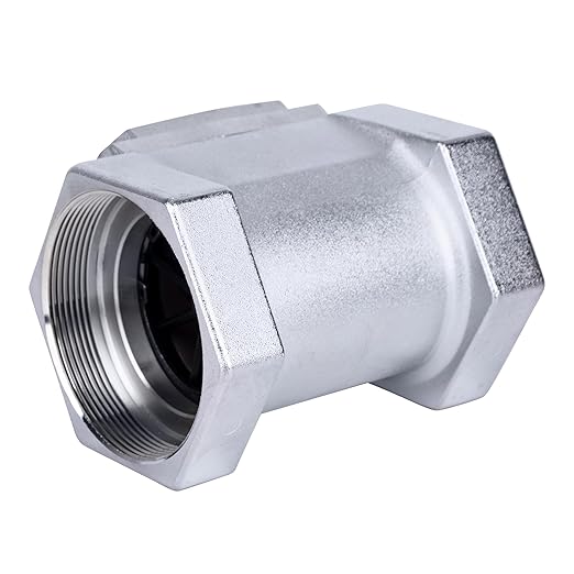 3 Inch Digital Flow Meter, 21-264 GPM Inline NPT Thread Fuel Turbine Flowmeter with LCD Display for Water, Diesel, Gas Oil, Gasoline, and Other Liquids (5 Units: Gallon, QTS, PTS, L, m³)