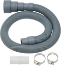 Drain Hose Extension Kit, Includes Drain Hose, Clamps And Adapter For All Washing Machines, Dishwashers And Dehumidifier High-Quality, Gray, 1-Piece(27.56 IN)