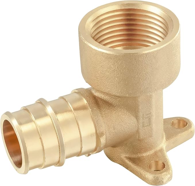 EFIELD Pex A Expansion Fittings 3/4"x 1/2" Female NPT Drop-ear Elbow, F1960 (Pack of 50),(PEX1960086-50PCS)