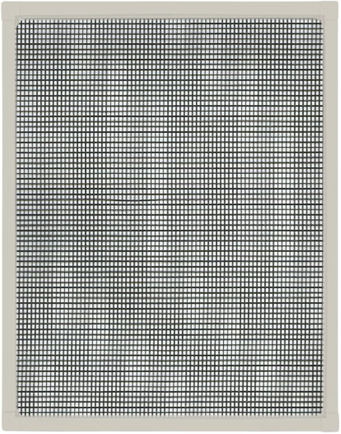 Metro Screenworks Custom Window Screens Fully Assembled and Ready to Install - Window Screen Replacement for House, (Beige) Pre-Framed Mesh Replacement Window Screens, Home, Patio, & More