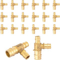 20-Pack HeSun PEX-A Fitting, 3/4"x1/2"x1/2" Expansion Tee, PEX Expansion Fitting Tee, ASTM F1960(PEX1960047-20)
