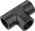 EVIL ENERGY 3/4 NPT Female Tee Fitting Adapter T Union Aluminum Black