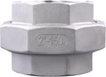 Cast Pipe Fittings Union - 2" NPT Female Fitting Stainless Steel 304, Class 150