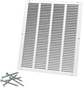 16"W x 20"H [Duct Opening Size] Steel Return Air Grille, Air Return Vent Cover for Ceiling and Sidewall - HVAC Air Vent Covers - [Outer Dimensions: 17.75"W x 21.75"H]