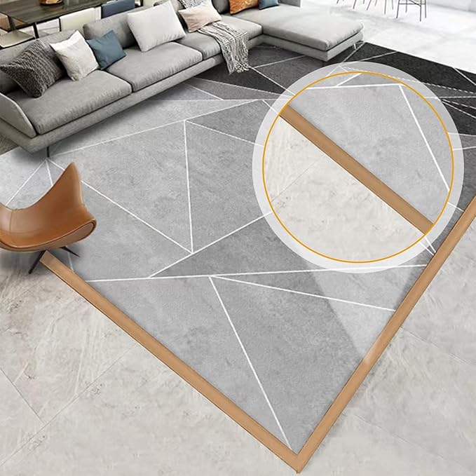 Floor Rubber Transition Strip Self Adhesive Carpet to Tile Transition Strip Edging Trim Strip for Threshold Transitions with a Height Less Than 5 mm/0.2in (Tawny Brown, 16.4FT)
