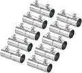 uxcell EMT Coupling, 16mm(5/8 inch) EMT Set Screw Coupling Conduit Fittings 47mm Length Electrical Conduit Pipe Connector 0.6mm Wall Thick, 10 Pack