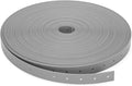 Plastic Hanger Strap 3/4 Inch x 100 Feet Reinforced Flexible Hanger Strap for Pipe & Ducts Securing in Plumbing & HVAC, Gray