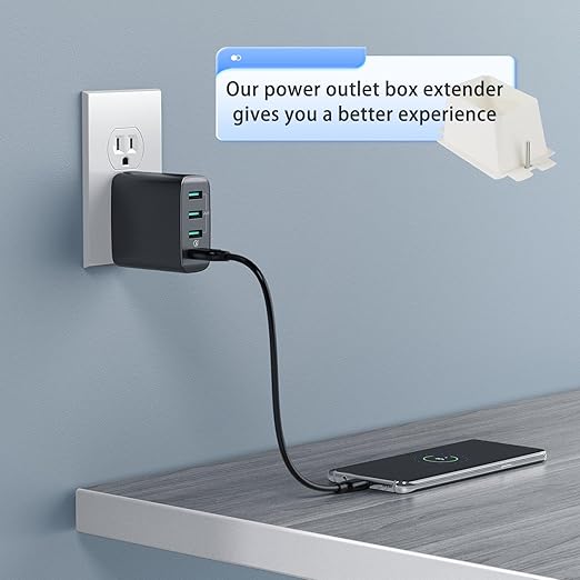 6 Pcs BE1-2 Electrical Outlet Box Extenders, Electrical Box Extender, 1 Gang Power Outlet Box Extender, Electric Box Extenders for Outlets, Single Gang Electric Outlet Box Extension with 12 Screws