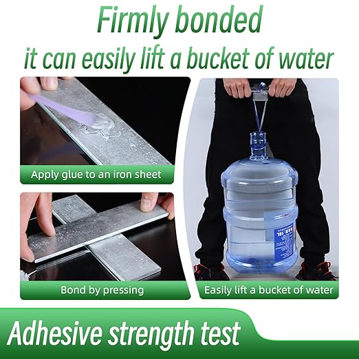 Metal Glue，Heavy Duty Waterproof epoxy Adhesive，Suitable for bonding Repair Metals, Steel, Iron, Aluminum, Plastics, Ceramics, and Various Materials，Strongest Liquid Welding Fillers。1.6oz。