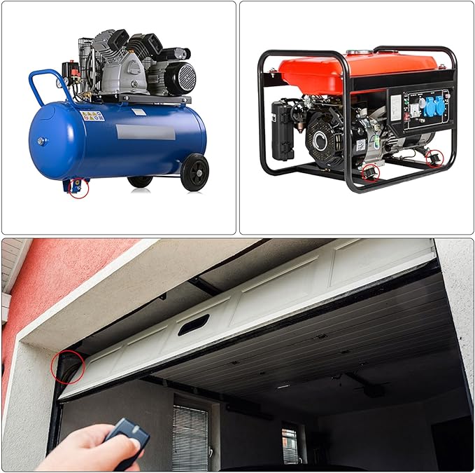 uxcell 8pcs M8x23mm Rubber Isolator Mounts with Studs 25x25mm Male Female Vibration Shock Absorber Zinc Plated Cylindrical Thread Mounts Anti Vibration Isolators with 8pcs M8 Lock Nuts