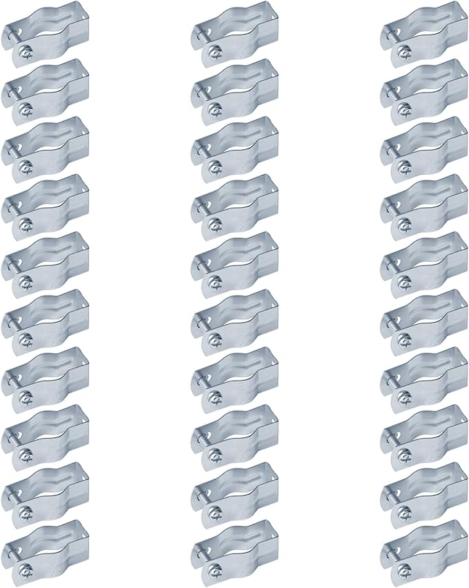 30 Pack 3/4" EMT Conduit and Pipe Hanger with Bolt, Steel Pipe Clamps Suspension Mounting Kit