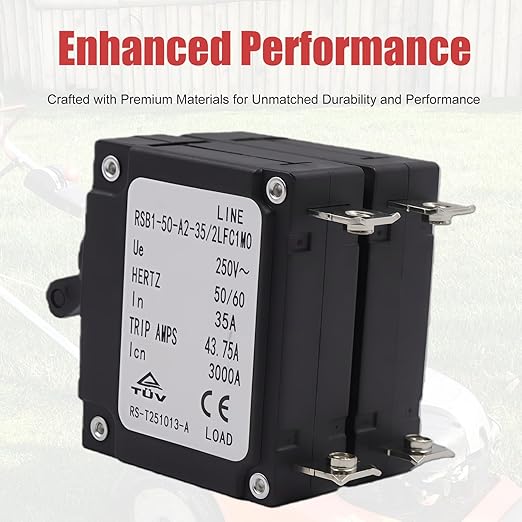 35A 35amp Main Breaker for DuroMax XP15000EH 15000W Dual Fuel Generator
